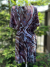 Load image into Gallery viewer, Custom Geode Kimono Style Dress for Tonya in Black and Grays