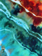 Load image into Gallery viewer, Women’s Large Geode Cropped Jumpsuit with Pockets in ‘Moorea Dreams’