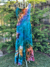 Load image into Gallery viewer, Women’s XXL Geode Elastic Waist Maxi Dress with Pockets in ‘Jewel Medley’
