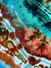 Load image into Gallery viewer, Women’s Large Geode Cropped Jumpsuit with Pockets in ‘Moorea Dreams’