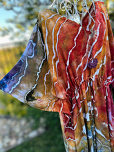 Load image into Gallery viewer, Custom Geode Tie Front Caftan in ‘Rustic Rainbow’ for Amanda