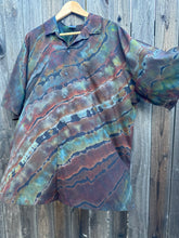 Load image into Gallery viewer, Custom Reverse Geode 100% Rayon Button Down Shirt in ‘Starling’ for Uncle Paul