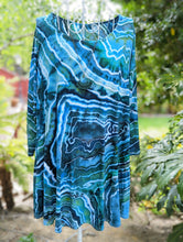 Load image into Gallery viewer, Custom Reverse Geode Maxi Skirt, Geode Tunic and Geode Midi Skirt for Lisa