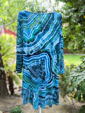 Load image into Gallery viewer, Custom Reverse Geode Maxi Skirt, Geode Tunic and Geode Midi Skirt for Lisa