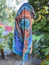 Load image into Gallery viewer, Custom Earthy Geode Lightweight Zip Up Hoodie for Kellie