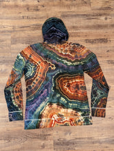 Load image into Gallery viewer, Custom Earthy Geode Lightweight Zip Up Hoodie for Kellie