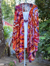 Load image into Gallery viewer, Custom Geode Bell Sleeve Kimono for Amanda Clark