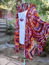 Load image into Gallery viewer, Custom Geode Bell Sleeve Kimono for Amanda Clark