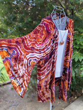 Load image into Gallery viewer, Custom Geode Bell Sleeve Kimono for Daniella