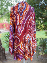 Load image into Gallery viewer, Custom Geode Bell Sleeve Kimono for Daniella