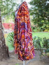 Load image into Gallery viewer, Custom Geode Bell Sleeve Kimono for Daniella
