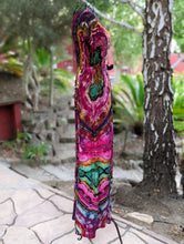 Load image into Gallery viewer, Custom Reverse Geode Surplice Maxi Dress in 'Spectrolite' for Alison