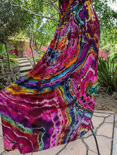 Load image into Gallery viewer, Custom Reverse Geode Surplice Maxi Dress in 'Spectrolite' for Alison