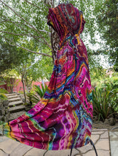 Load image into Gallery viewer, Custom Reverse Geode Surplice Maxi Dress in 'Spectrolite' for Alison