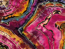 Load image into Gallery viewer, Custom Reverse Geode Surplice Maxi Dress in 'Spectrolite' for Alison