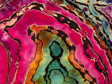 Load image into Gallery viewer, Custom Reverse Geode Surplice Maxi Dress in 'Spectrolite' for Alison