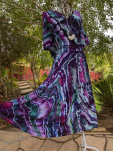 Load image into Gallery viewer, Custom Geode Surplice Midi Dress for Wendy