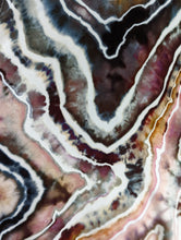 Load image into Gallery viewer, Women's Large Geode Sleeveless Asymmetric Hem Open Front Cardigan in 'Pinot Sage'