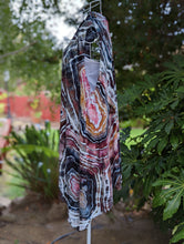 Load image into Gallery viewer, Women's Large Geode Sleeveless Asymmetric Hem Open Front Cardigan in 'Pinot Sage'