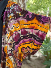 Load image into Gallery viewer, Custom Reverse Geode Kimono, Spaghetti Strap Maxi Dress, Surplice Maxi Dress for Kate