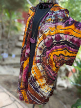 Load image into Gallery viewer, Custom Reverse Geode Kimono, Spaghetti Strap Maxi Dress, Surplice Maxi Dress for Kate