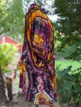 Load image into Gallery viewer, Custom Reverse Geode Kimono, Spaghetti Strap Maxi Dress, Surplice Maxi Dress for Kate