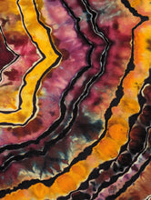 Load image into Gallery viewer, Custom Reverse Geode Kimono, Spaghetti Strap Maxi Dress, Surplice Maxi Dress for Kate