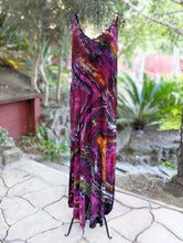 Load image into Gallery viewer, Custom Reverse Geode Kimono, Spaghetti Strap Maxi Dress, Surplice Maxi Dress for Kate