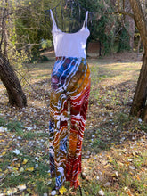 Load image into Gallery viewer, Custom Geode Hooded Duster Cardigan and Matching Palazzo Pants for Connie