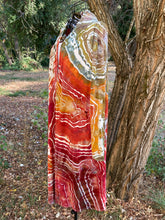Load image into Gallery viewer, Women’s Large Geode Long Duster Cardigan in ‘Autumn Dreams’