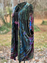 Load image into Gallery viewer, 2 Custom Reverse Geode Kimonos in ‘Abalone’ for Linda