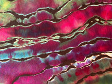 Load image into Gallery viewer, Custom Reverse Geode Short Surplice Dress in ‘Emerald Berry’ for Lisa