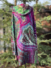 Load image into Gallery viewer, Custom Reverse Geode Hooded Cardigan for Garrett