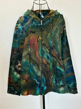 Load image into Gallery viewer, Custom Labradorite Inspired Reverse Geode Lightweight Zip Up Hoodie for Spider