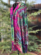 Load image into Gallery viewer, Custom Reverse Geode Hooded Cardigan for Garrett