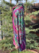 Load image into Gallery viewer, Custom Reverse Geode Hooded Cardigan for Garrett