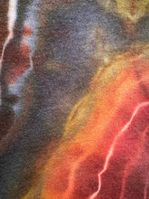 Load image into Gallery viewer, Custom Geode Hooded Sweatshirt Cardigan for Rosie in ‘Earthy Rainbow’