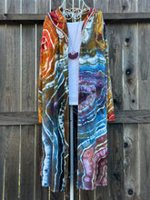 Load image into Gallery viewer, Custom Geode Hooded Duster Cardigan and Reverse Geode Tunic for Daly
