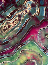 Load image into Gallery viewer, Custom Reverse Geode Surplice Maxi Dress in ‘Emerald Berry’ for Star