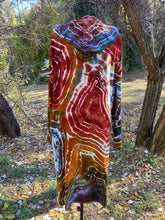 Load image into Gallery viewer, Custom Geode Hooded Duster Cardigan and Matching Palazzo Pants for Connie