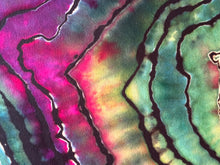 Load image into Gallery viewer, Custom Reverse Geode Short Surplice Dress in ‘Emerald Berry’ for Lisa