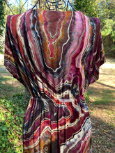 Load image into Gallery viewer, Custom Reverse Geode Surplice Maxi Dress for Gina