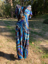 Load image into Gallery viewer, Custom Reverse Geode Surplice Maxi Dress for Jennifer