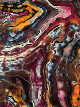 Load image into Gallery viewer, Custom Reverse Geode Surplice Maxi Dress for Lisa