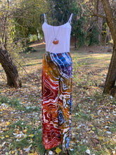 Load image into Gallery viewer, Custom Geode Hooded Duster Cardigan and Matching Palazzo Pants for Connie