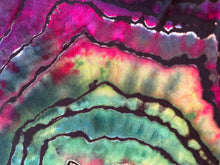 Load image into Gallery viewer, Custom Reverse Geode Short Surplice Dress in ‘Emerald Berry’ for Lisa