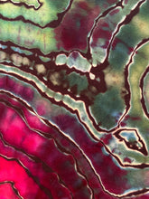 Load image into Gallery viewer, Custom Reverse Geode Surplice Maxi Dress in ‘Emerald Berry’ for Star