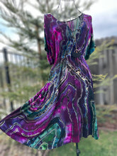Load image into Gallery viewer, Custom Reverse Geode Midi Dress for Jolene