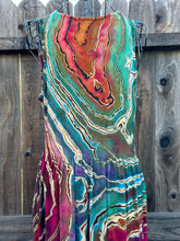 Load image into Gallery viewer, Custom Reverse Geode Maxi Dress in ‘Gypsy Skies’ for Randi