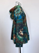 Load image into Gallery viewer, Custom Labradorite Inspired Reverse Geode Lightweight Zip Up Hoodie for Spider